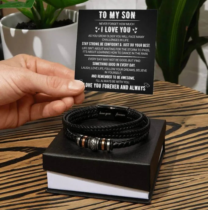 To My Son - Love You Forever - Black