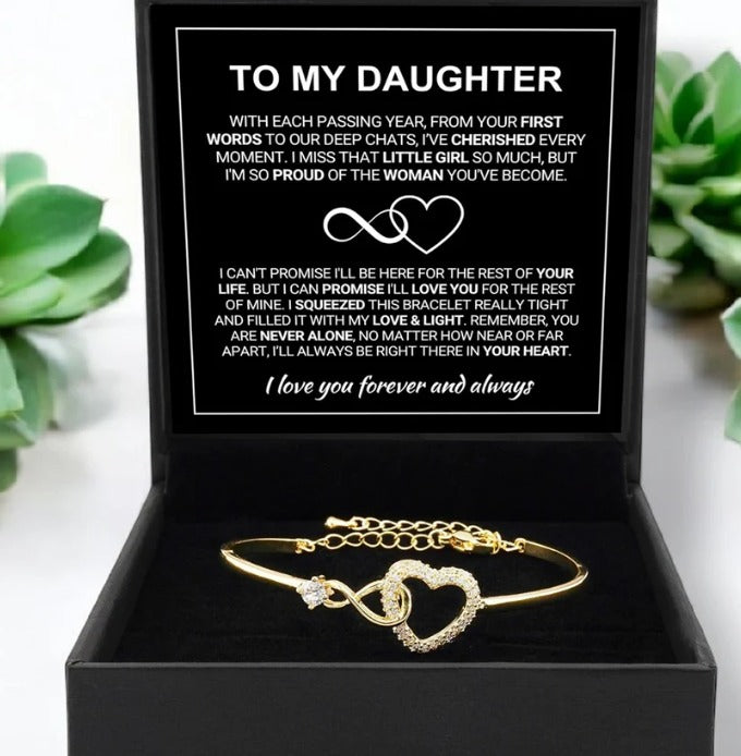 To My Daughter - Forever Linked - Bracelet